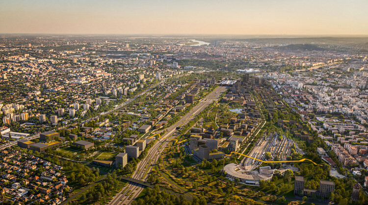 Coldefy leads master plan to transform Budapest's brownfields into rewilded urban areas - Image 2/7