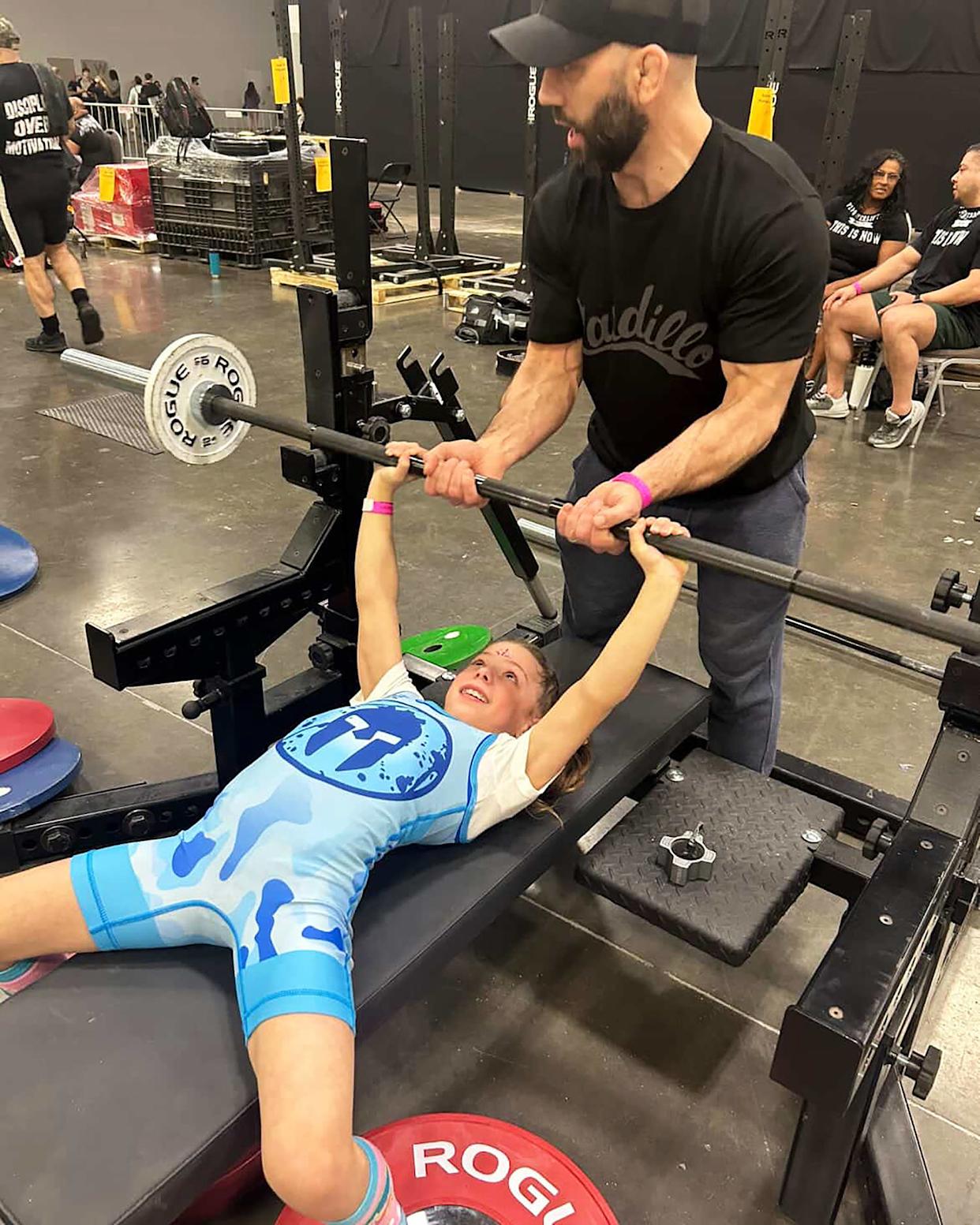 Lucy during a training session. (Courtesy of the Milgrim family)