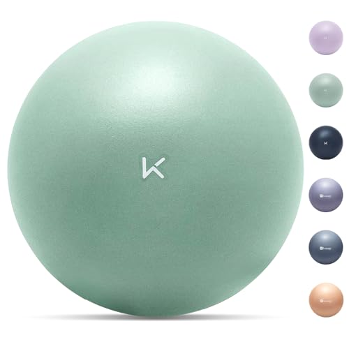 Keep Pilates Ball Small - Balance Yoga Ball for Workout, Fitness Ball for Core Strengthening and Physiotherapy, 25cm, Pale Green