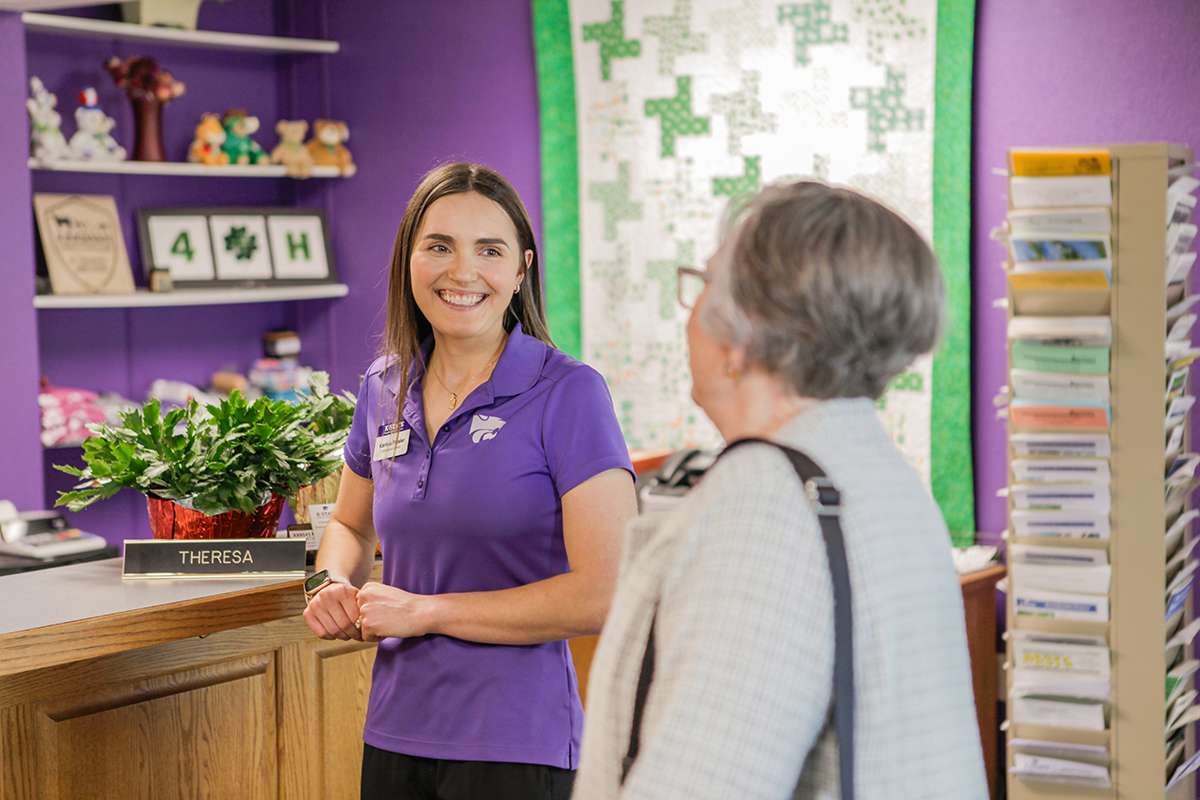 Through the Kansas Community Health Worker Program, K-State Extension professionals like Carissa Frazier are building bridges to community services and improving the health outcomes of their neighbors. Photo courtesy of K-State Extension