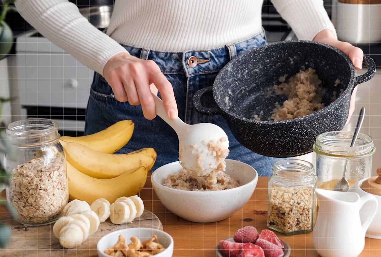 Credit: Getty Images. Eating well design.