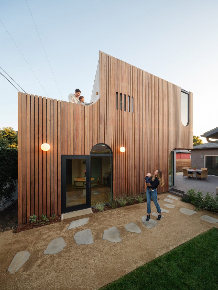A family wearing ipe and an ADU in Los Angeles