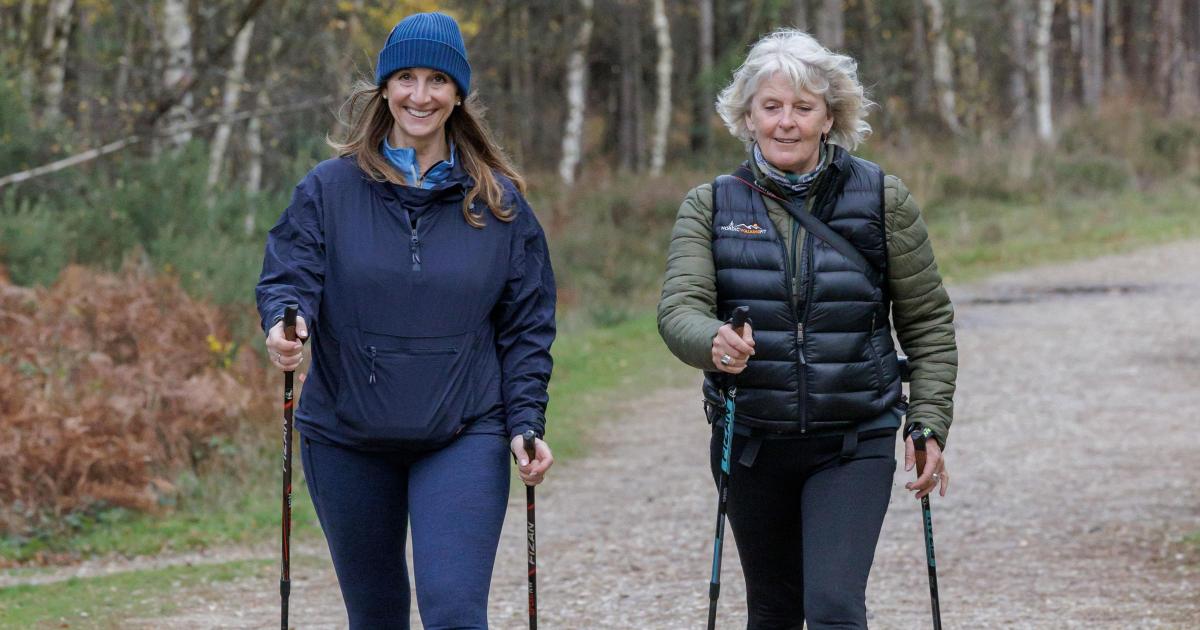 Enjoy Nordic Walking in Dorset Forest