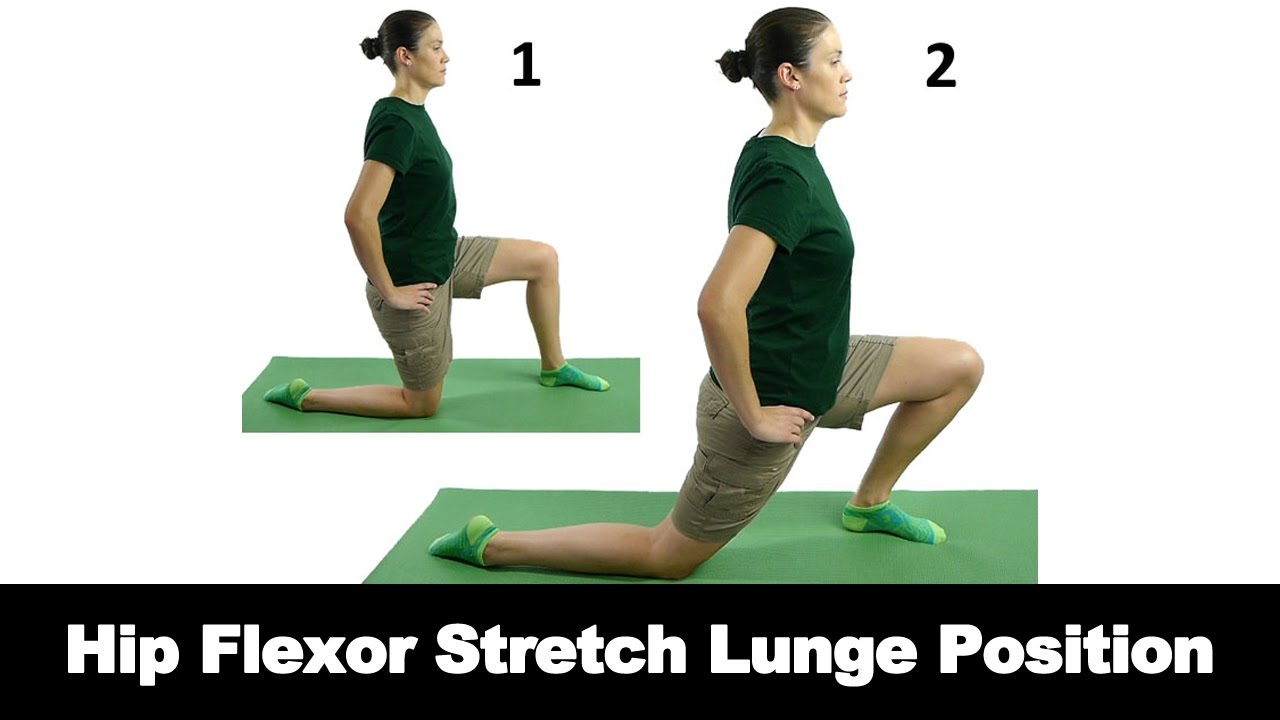 Hip Flexor Stretch Lunge Position - Ask Dr. Joe - YouTube