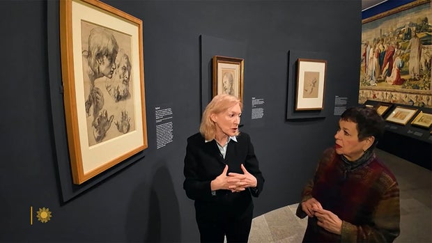 Study of the Two Apostles for Transfiguration by Carmen Bambach and Martha Teichner and Raphael.jpg 